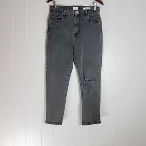 Cotton On Dark Gray / Black Mom Jeans